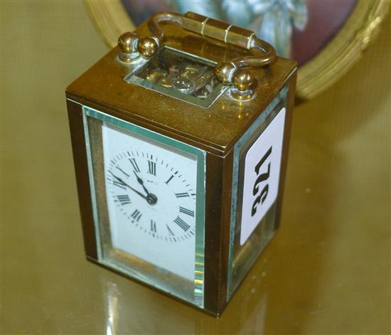 Miniature carriage clock